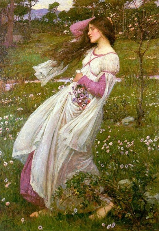 John William Waterhouse Waterhouse Windswept